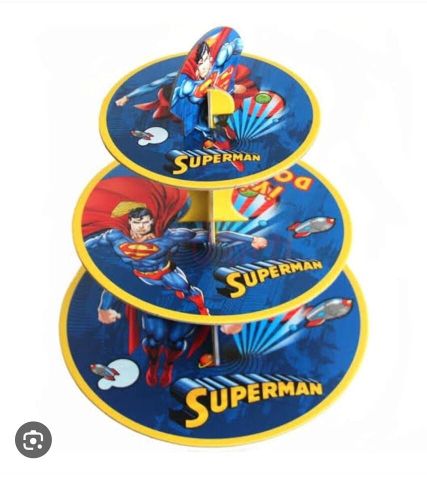 STAND CUPCAKE LİSANSLI SUPERMAN