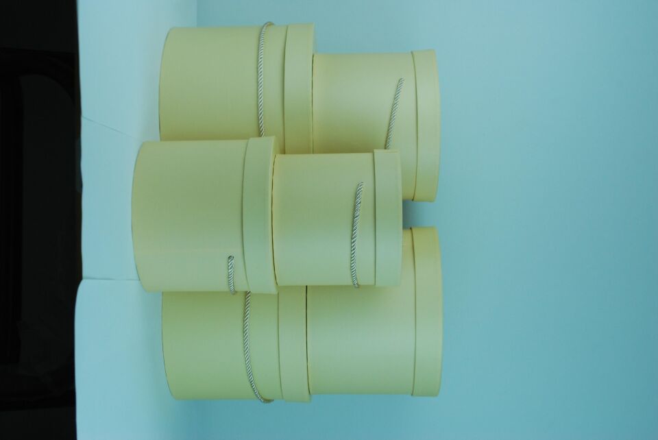 KUTU SİLİNDİR İPLİ 6 LI SET  KREM
