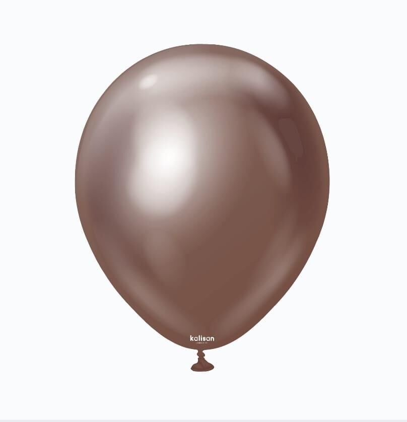BALON 12'' KROM(MİRROR) CHOCOLATE 50 Lİ KALİSAN