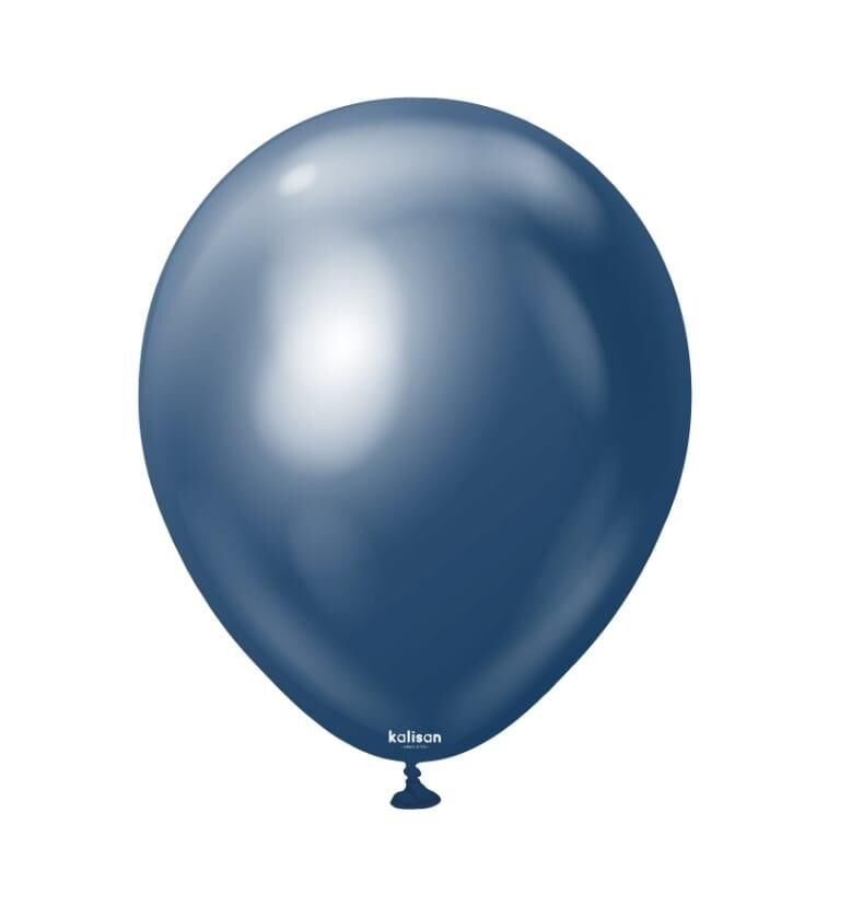BALON 12'' KROM(MİRROR) NAVY 50 Lİ KALİSAN
