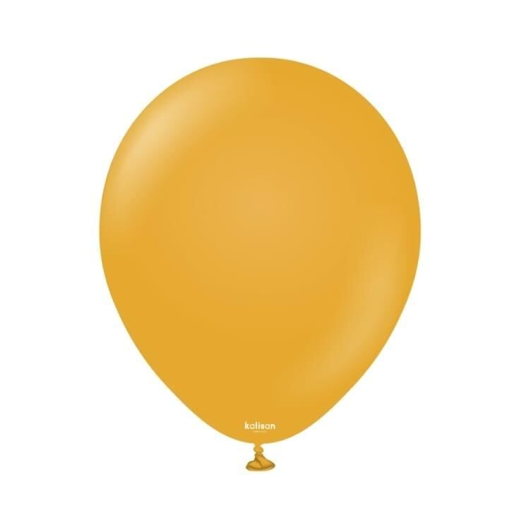 BALON 12'' RETRO MUSTARD(HARDAL) 100'LÜ KALİSAN