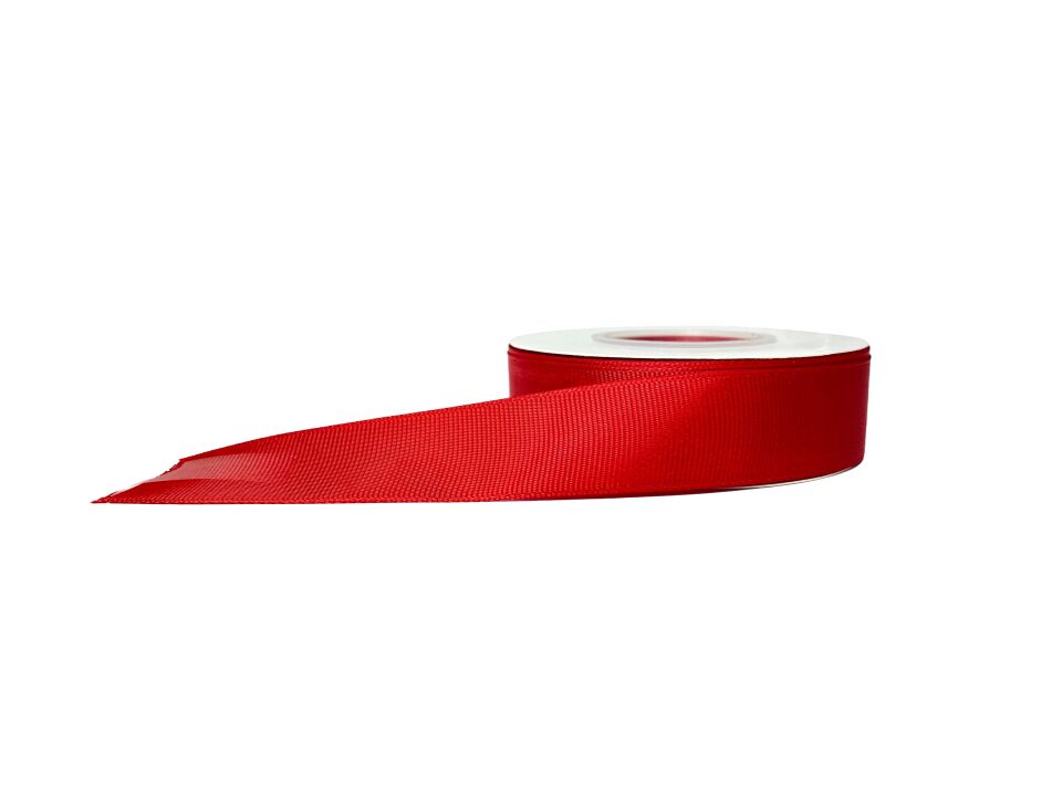 KURDELE GROGREN KIRMIZI 2,5 CM 22 MT.