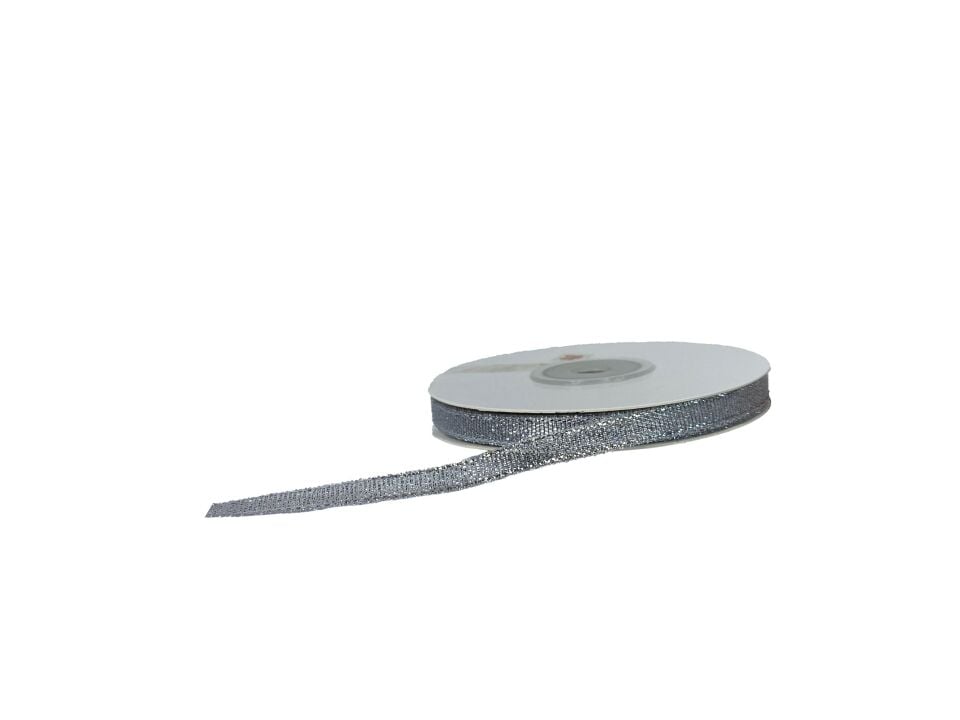 KURDELE SİMLİ GÜMÜŞ 6 MM 22 MT.