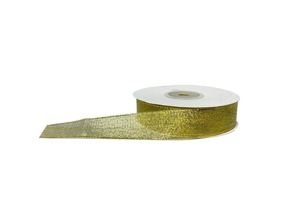 KURDELE SİMLİ ALTIN 1 CM 22 MT.