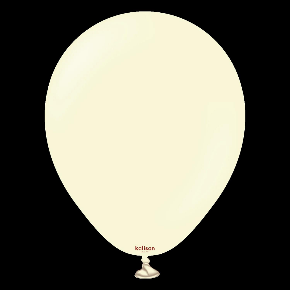 BALON 5'' MAKARON PALE YELLOW 100 LÜ KALİSAN