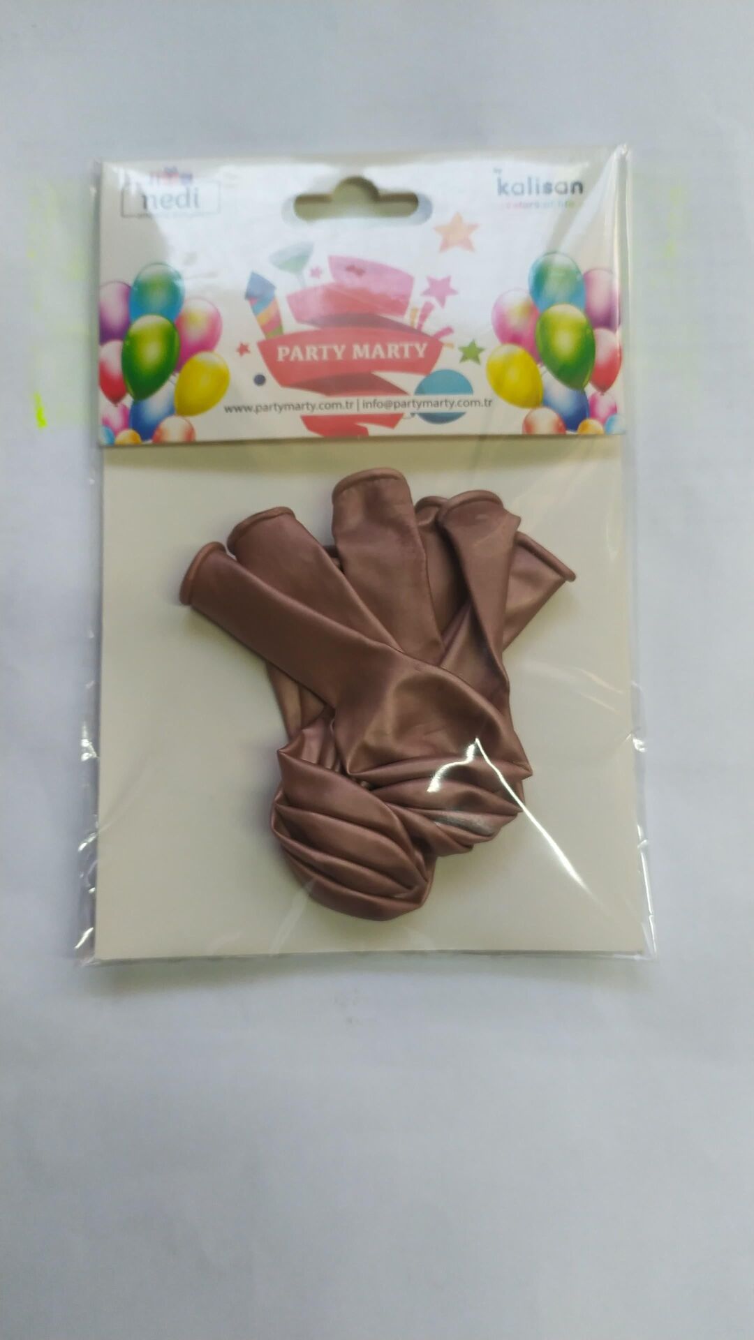 BALON 5'' MARKET KROM(MİRROR) ROSE GOLD 10 LU