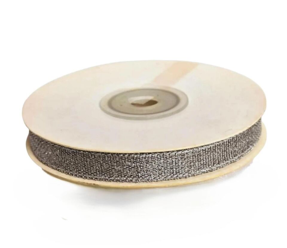 KURDELE SİMLİ GÜMÜŞ 1 CM 22 MT.