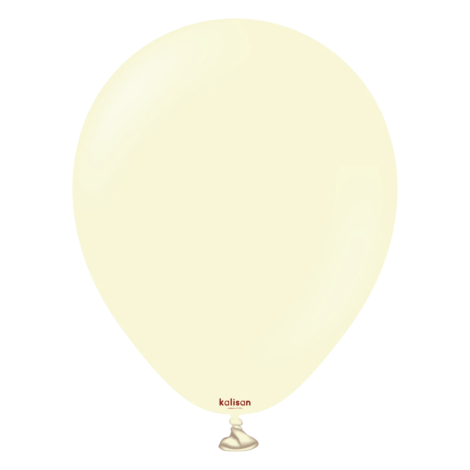 BALON 5'' MAKARON PALE YELLOW 100 LÜ KALİSAN