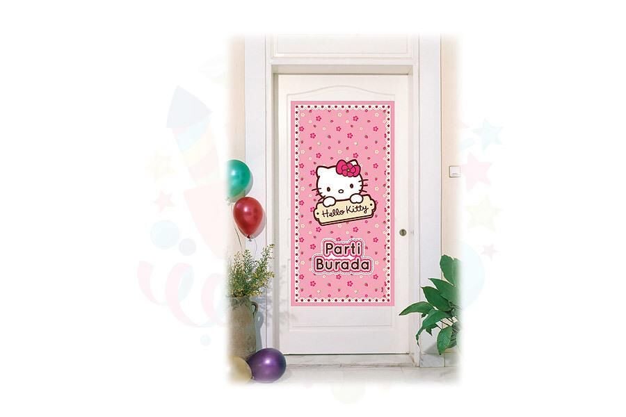 BANNER PLASTİK LİSANSLI 76*152 HELLO KITTY