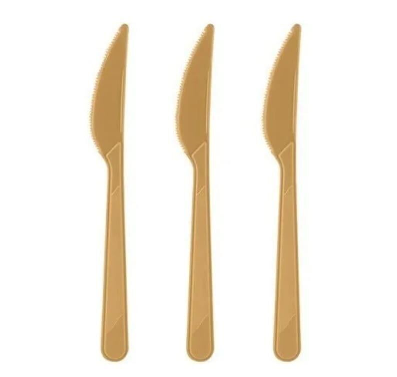 BIÇAK PLASTİK 25 Lİ ALTIN