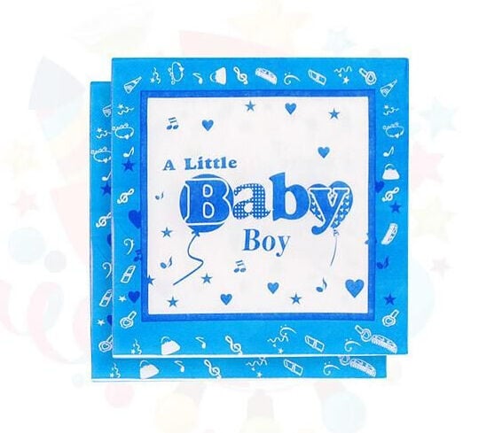 PEÇETE TEMALI BABY MAVİ 20 Lİ