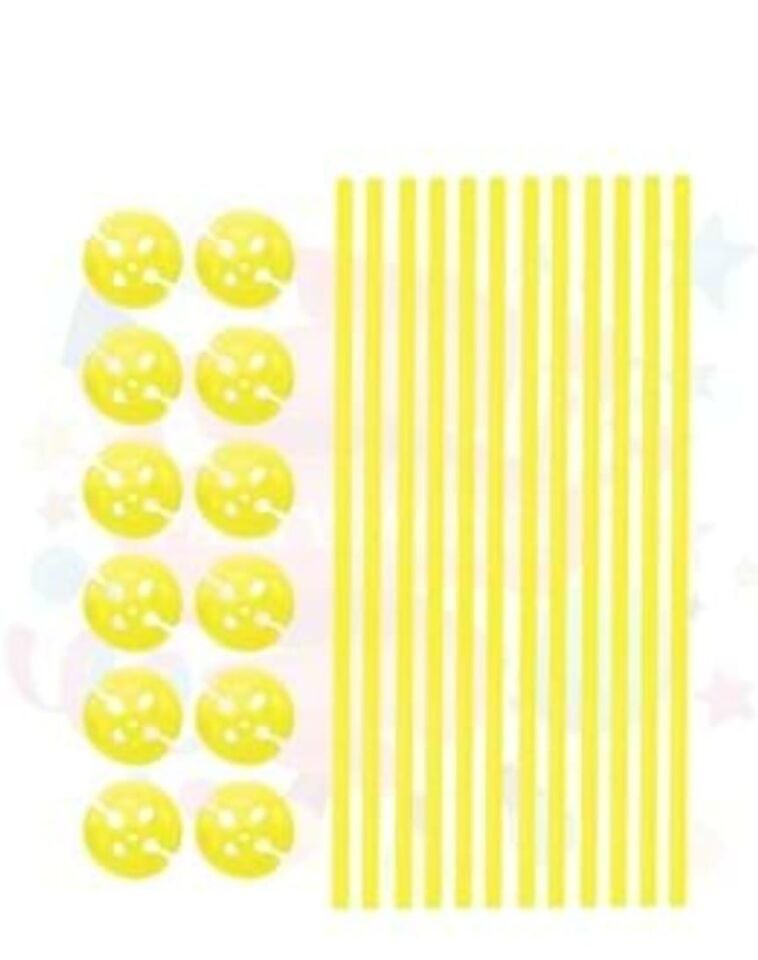 BALON ÇUBUĞU TAKIM 12 Lİ SARI