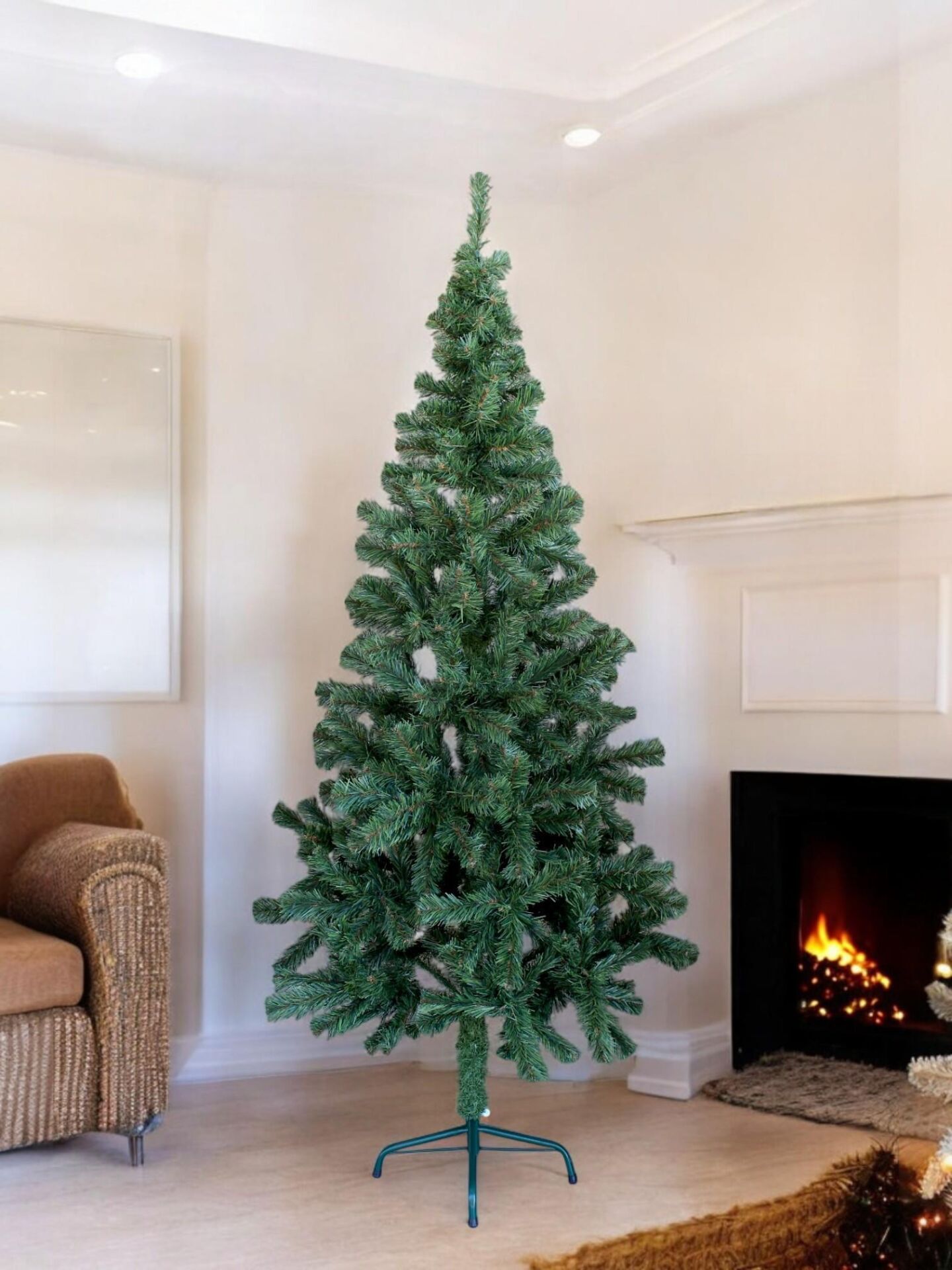 ÇAM AĞACI DEMİR AYAK LÜX 540 DAL 190 CM YEŞİL