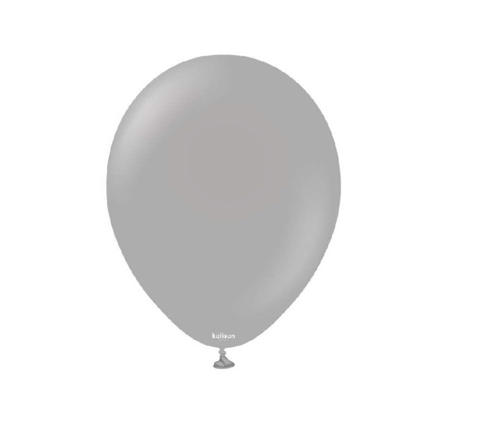 BALON 5'' GREY (GRİ) 100 LÜ KALİSAN