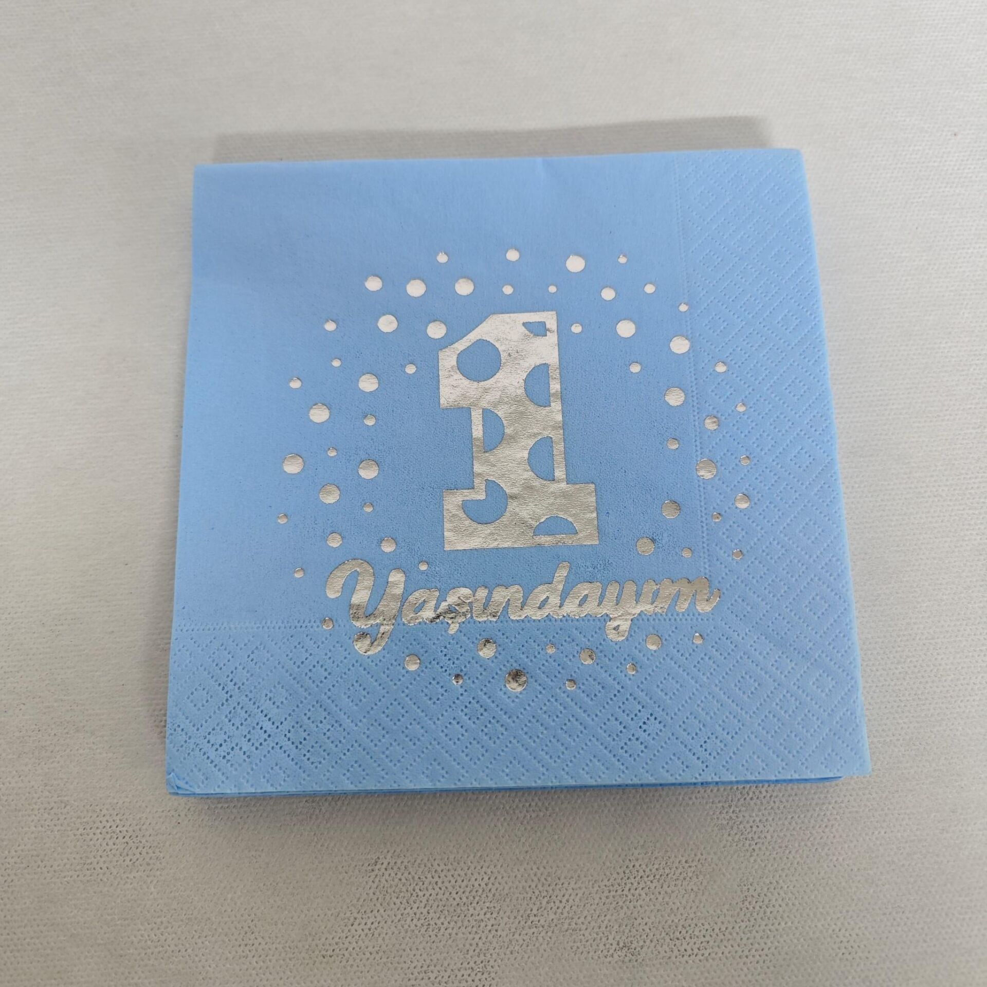 PEÇETE LÜKS STORY MAVİ GÜMÜŞ 1 YAŞ