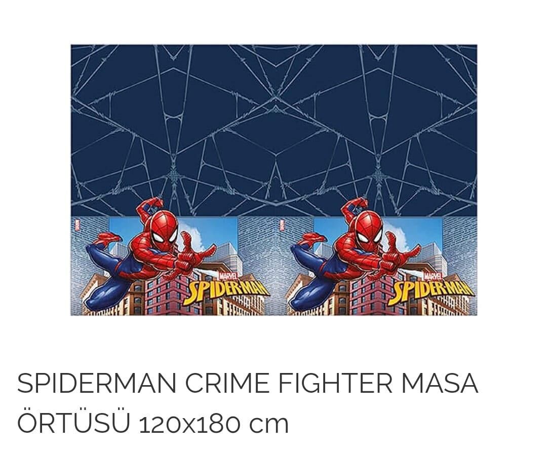 MASA ÖRTÜSÜ LİSANSLI SPIDERMAN CRIME FIGHTER