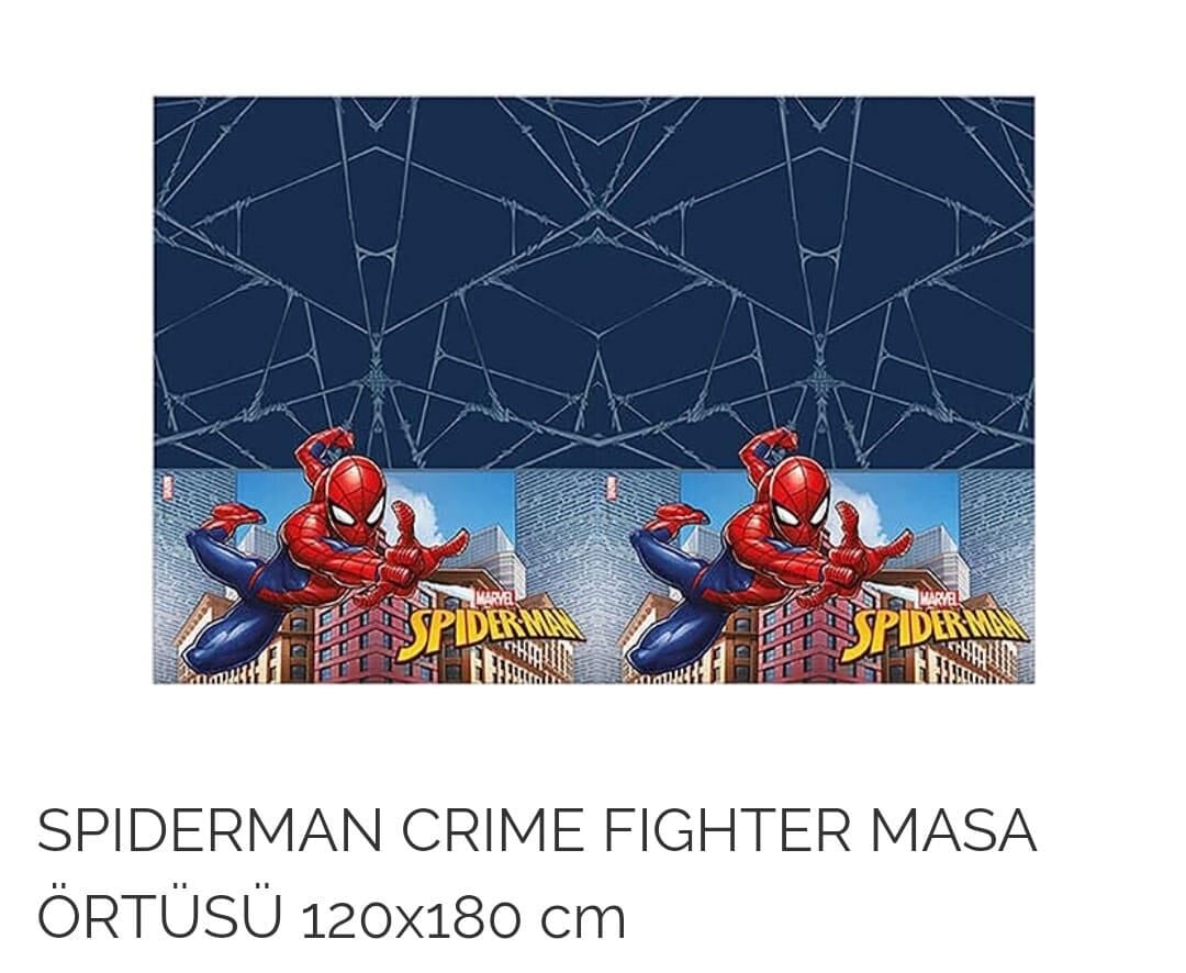 MASA ÖRTÜSÜ LİSANSLI SPIDERMAN CRIME FIGHTER