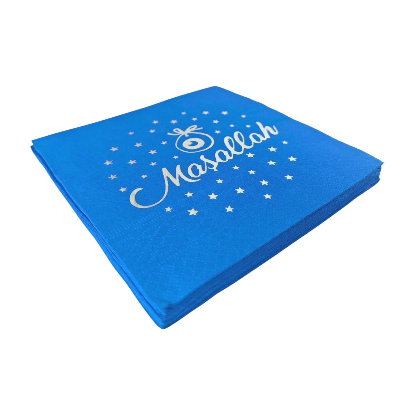 PEÇETE LÜKS STORY MAVİ GÜMÜŞ MAŞALLAH