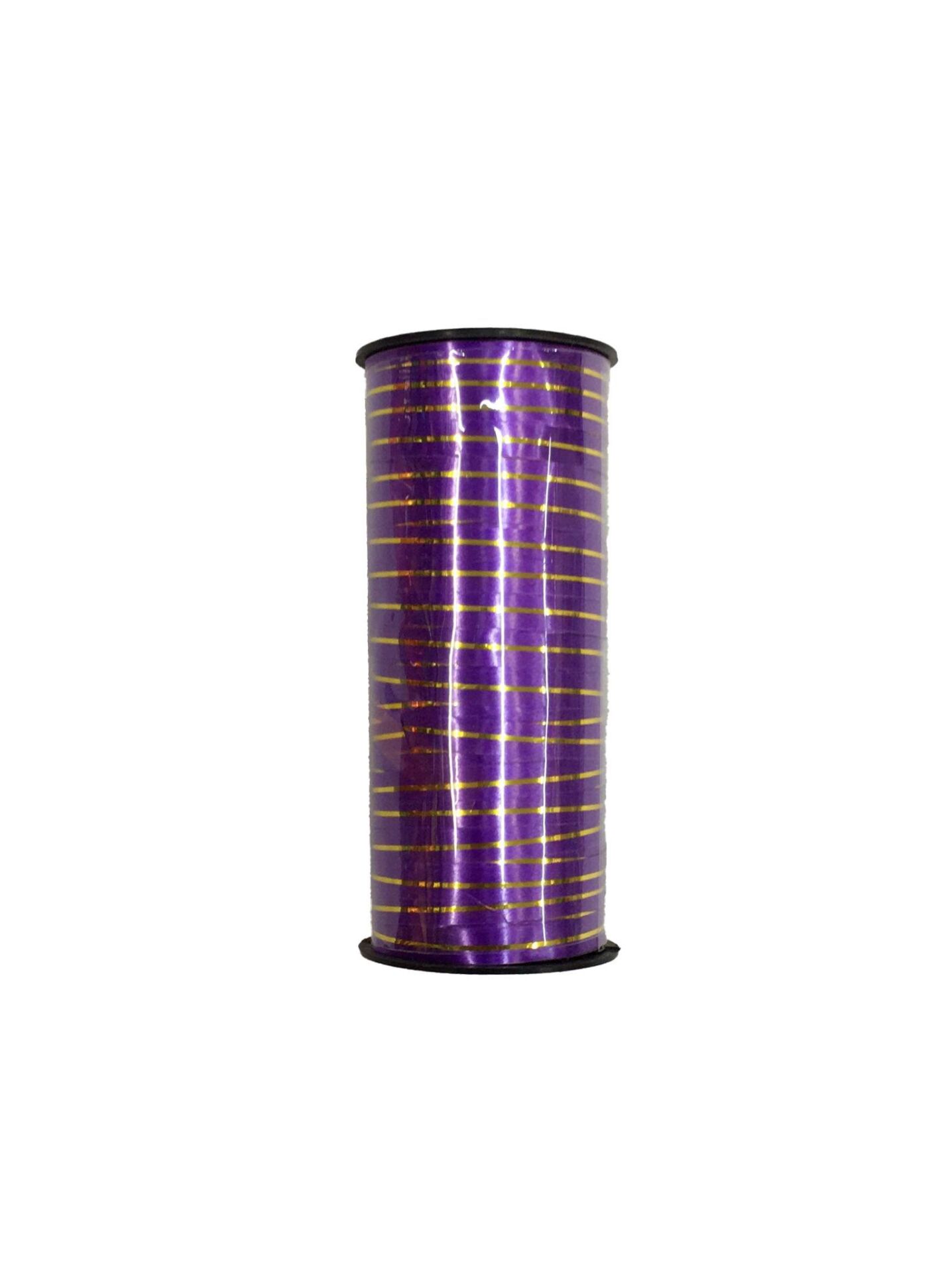 RABANT İTHAL ALTIN ÇİZGİLİ MOR 5MMx90MT.
