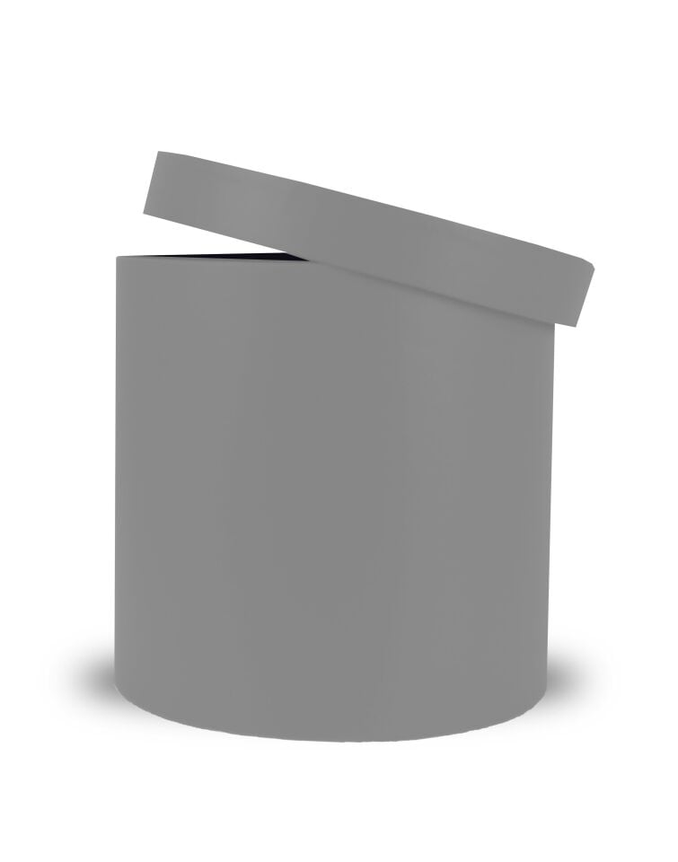 ABK KUTU SİLİNDİR TEKLİ GÜMÜŞ 20*20