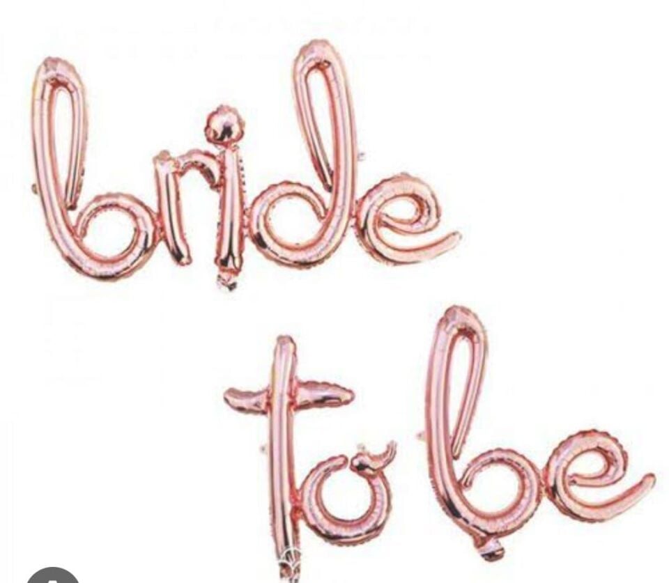 BALON FOLYO BRIDE TO BE ELYAZISI ROSE GOLD