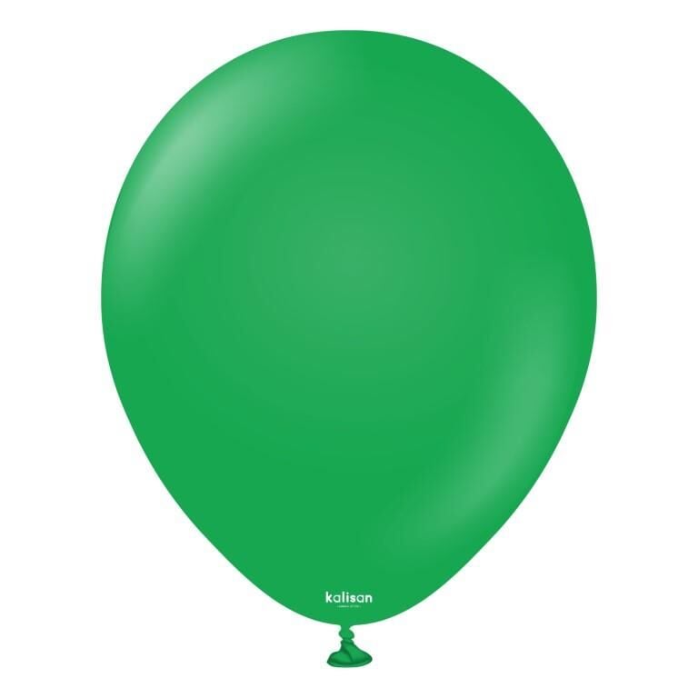 BALON  5'' DÜZ RENK GREEN ÇİMYEŞİLİ 100LÜ KALİSAN