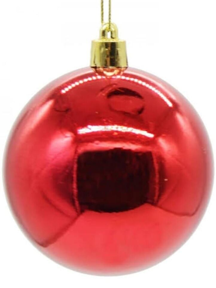 TOP SÜS 15 CM TEKLİ KIRMIZI