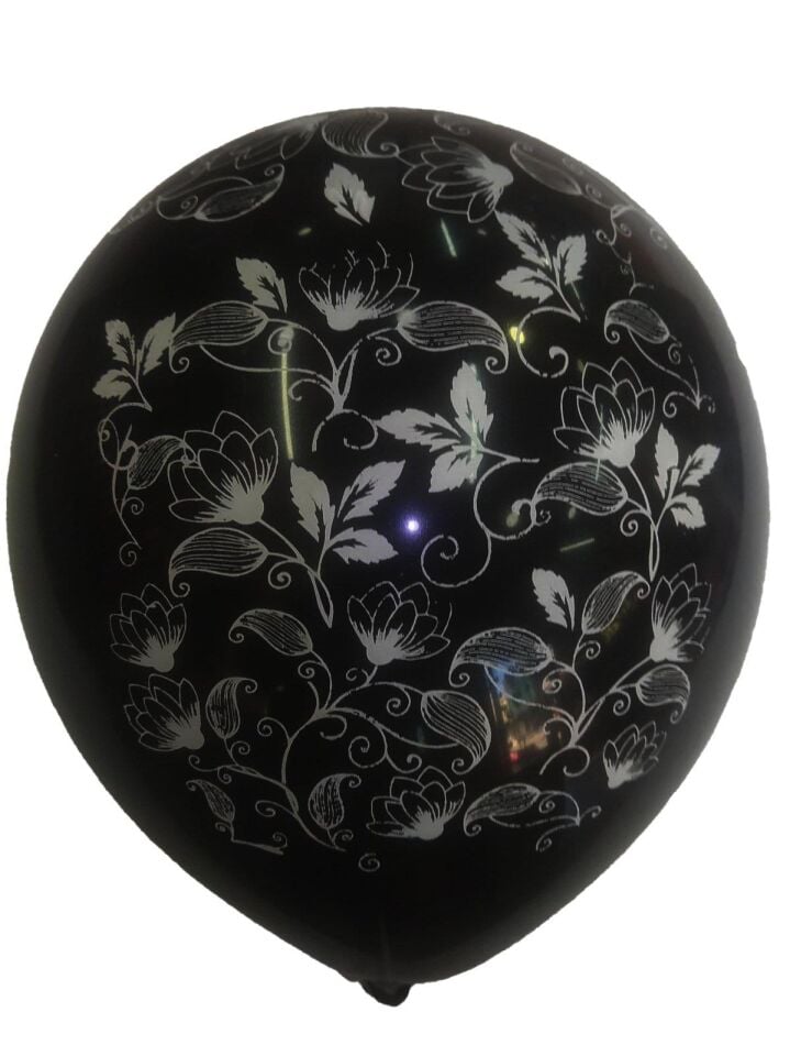 BALON Ç.Ç. BASKILI SİYAH BEYAZ SARMAŞIK 100 LÜ