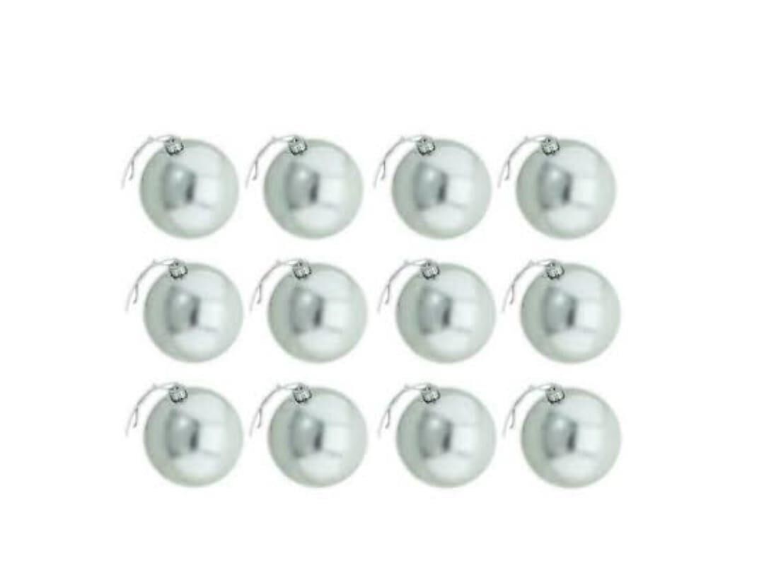 TOP SÜS 3 CM 12 Lİ GÜMÜŞ