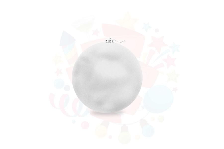 TOP SÜS 15 CM TEKLİ GÜMÜŞ