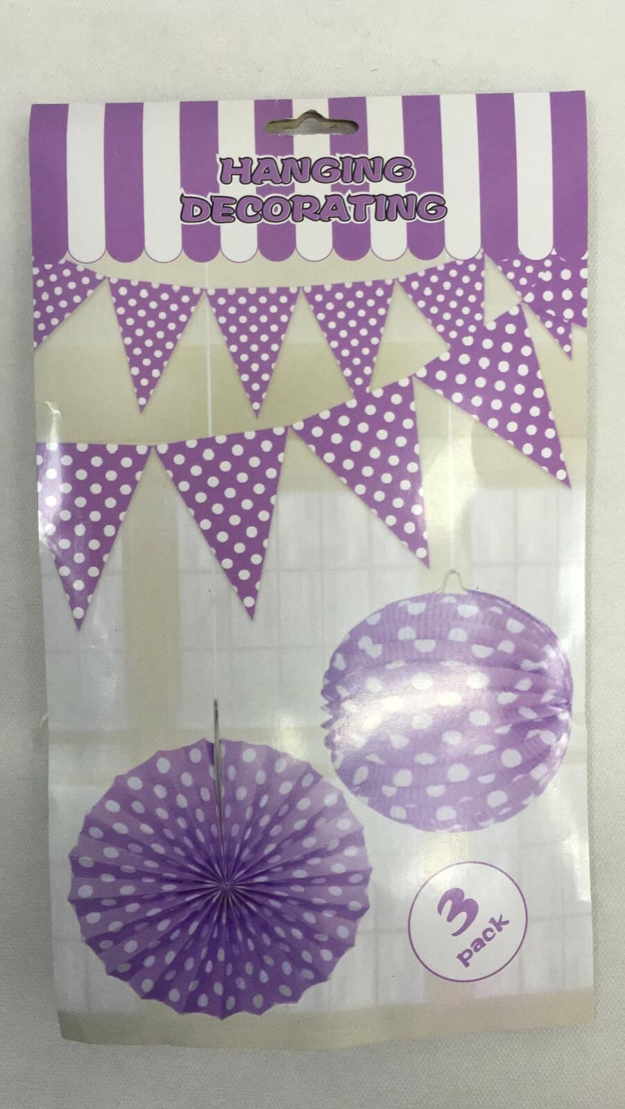 KAĞIT SÜS SET PUANLI FLAMA FENER ÇARK SÜS LİLA