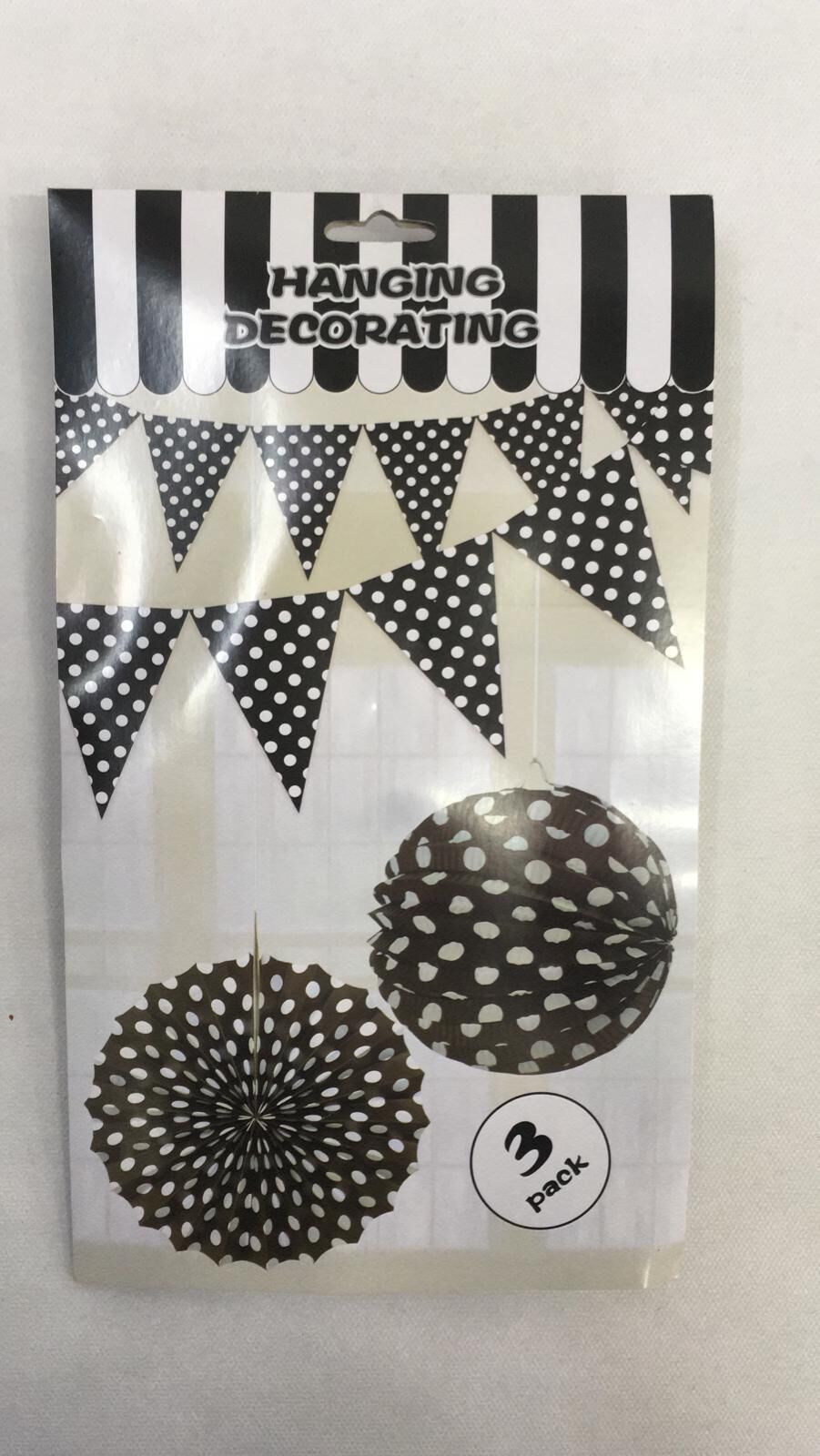 KAĞIT SÜS SET PUANLI FLAMA FENER ÇARK SÜS SİYAH