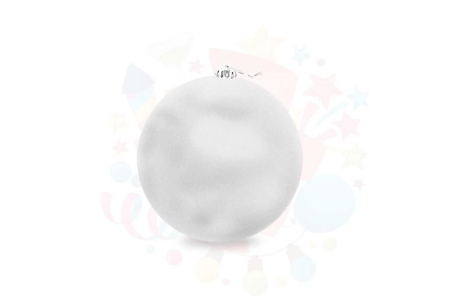 TOP SÜS 20 CM TEKLİ GÜMÜŞ