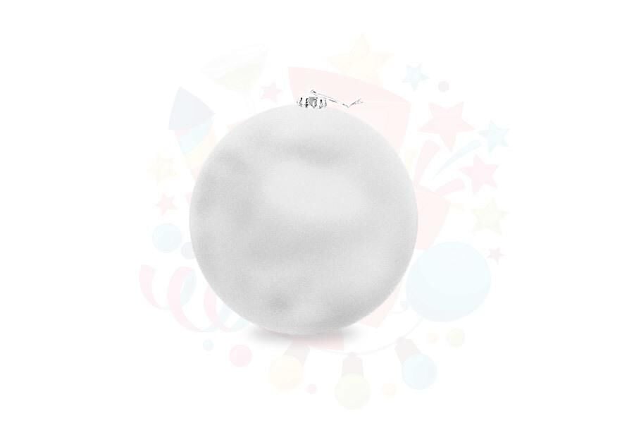 TOP SÜS 20 CM TEKLİ GÜMÜŞ