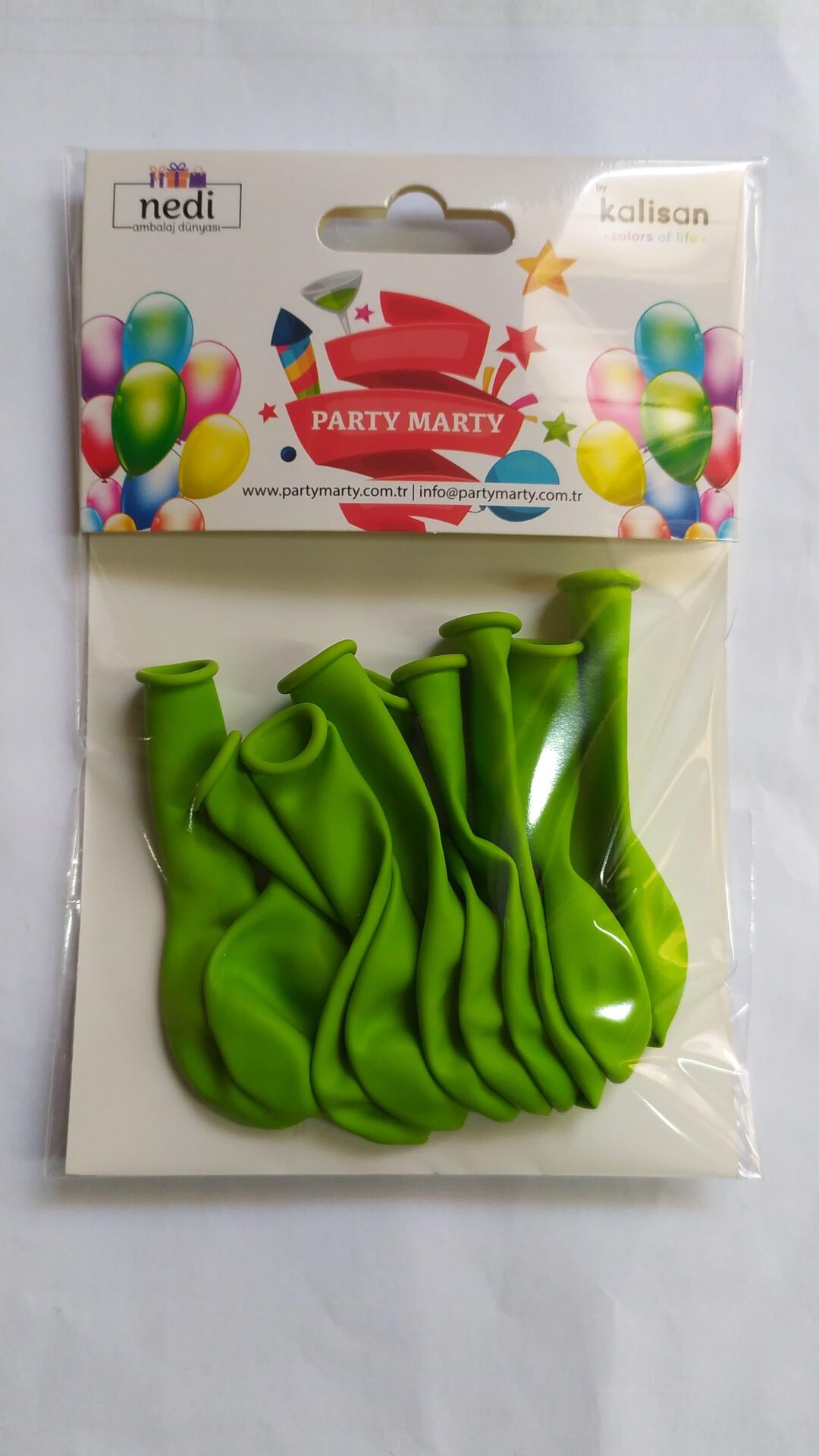 BALON 5'' MARKET LİME GREEN (A.YEŞİL) 10 LU