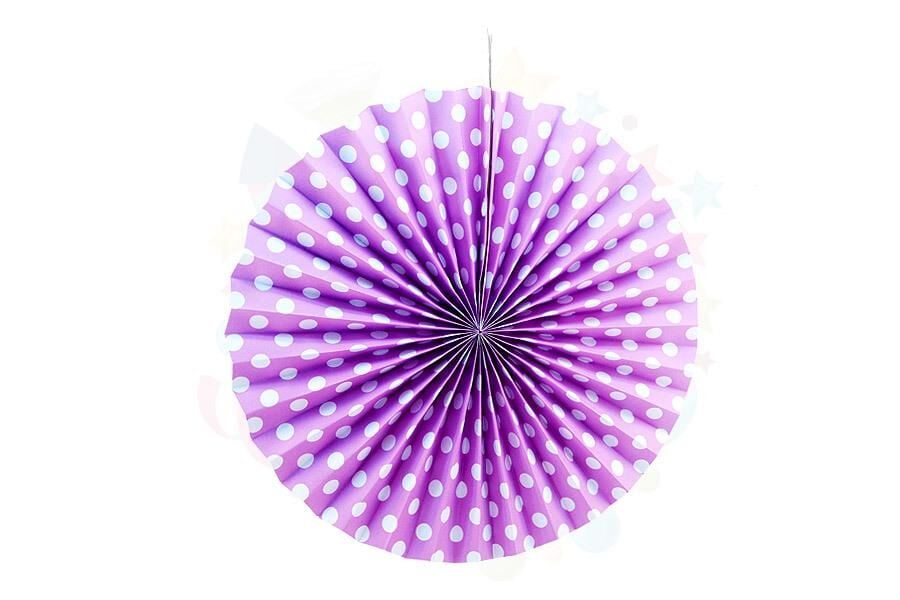 KARTON ÇARK SÜS PUANTİYELİ 40 CM LİLA