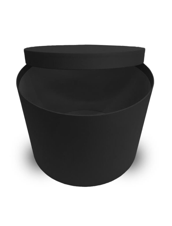 ABK KUTU SİLİNDİR TEKLİ SİYAH 28*20