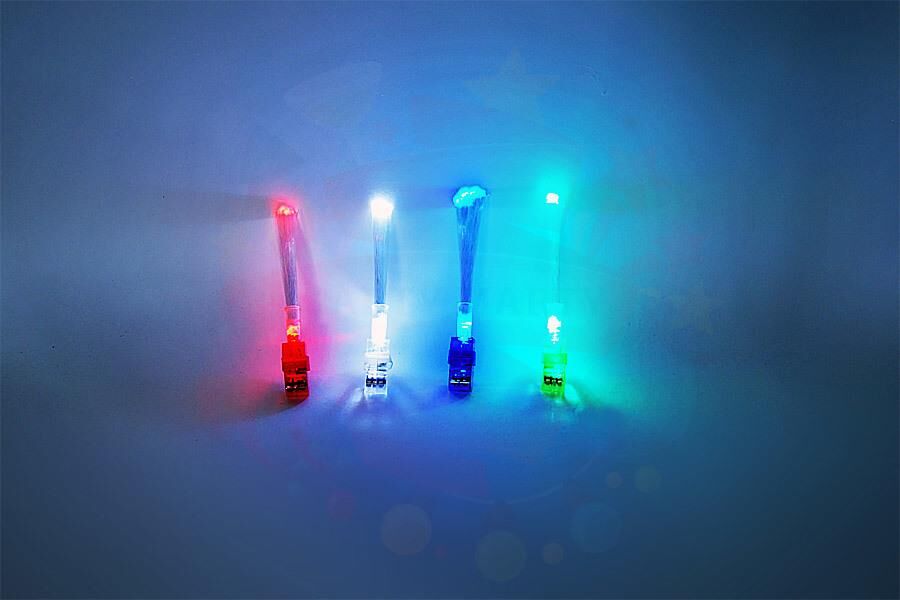 IŞIK FİBEROPTİK PARMAK IŞIĞI 4 LÜ RENKLİ