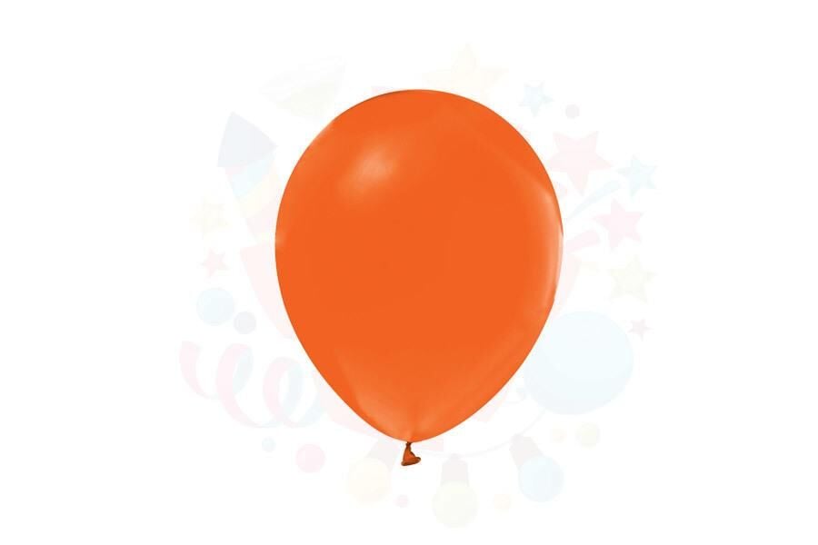 BALON DÜZ RENK TURUNCU 100LÜ
