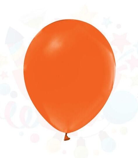 BALON DÜZ RENK TURUNCU 100LÜ