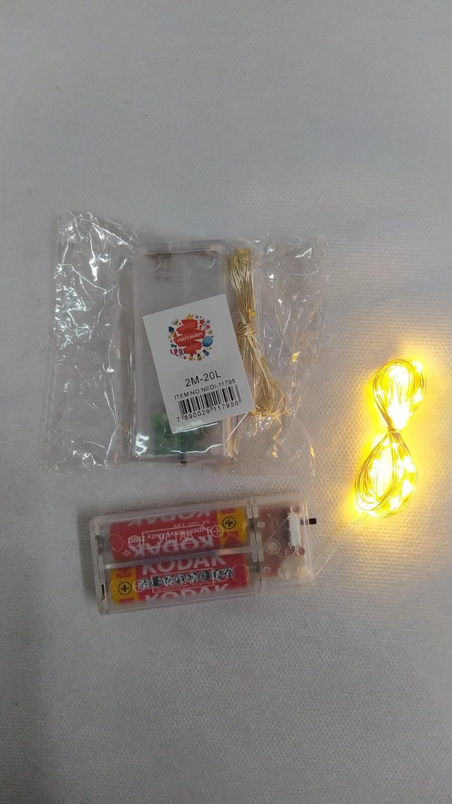 IŞIK PERİ LED 2M 20 AMPUL İKİ FONKSYONLU GÜNIŞIĞI