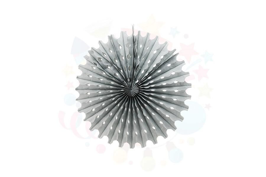 KAĞIT YELPAZE SÜS GÜMÜŞ 30CM