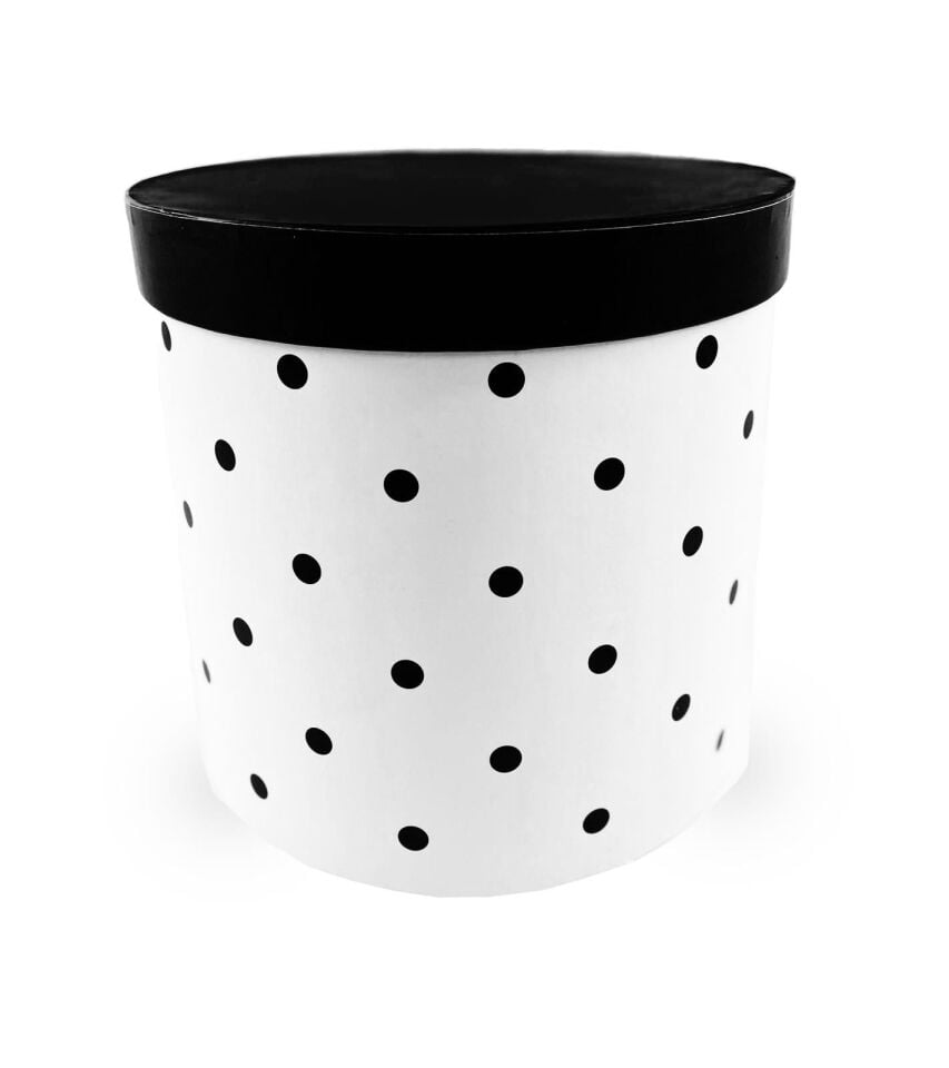 ABK KUTU SİLİNDİR TEKLİ BEY-SİY KÜÇÜK PUA 20*20