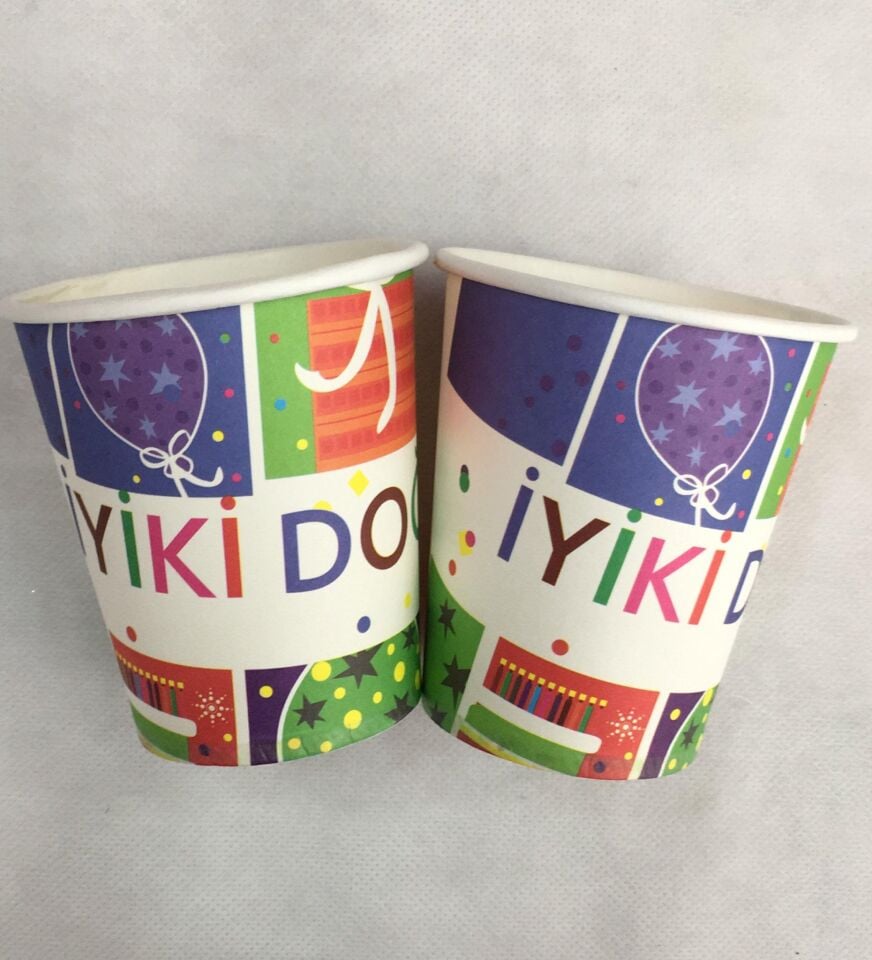 BARDAK KARTON TEMALI YILDIZLI İYİ Kİ DOĞDUN