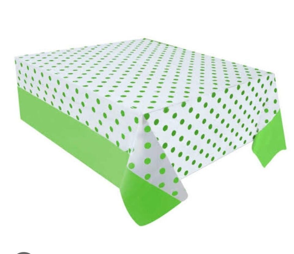 MASA ÖRTÜSÜ PUANTİYELİ YEŞİL 137*274