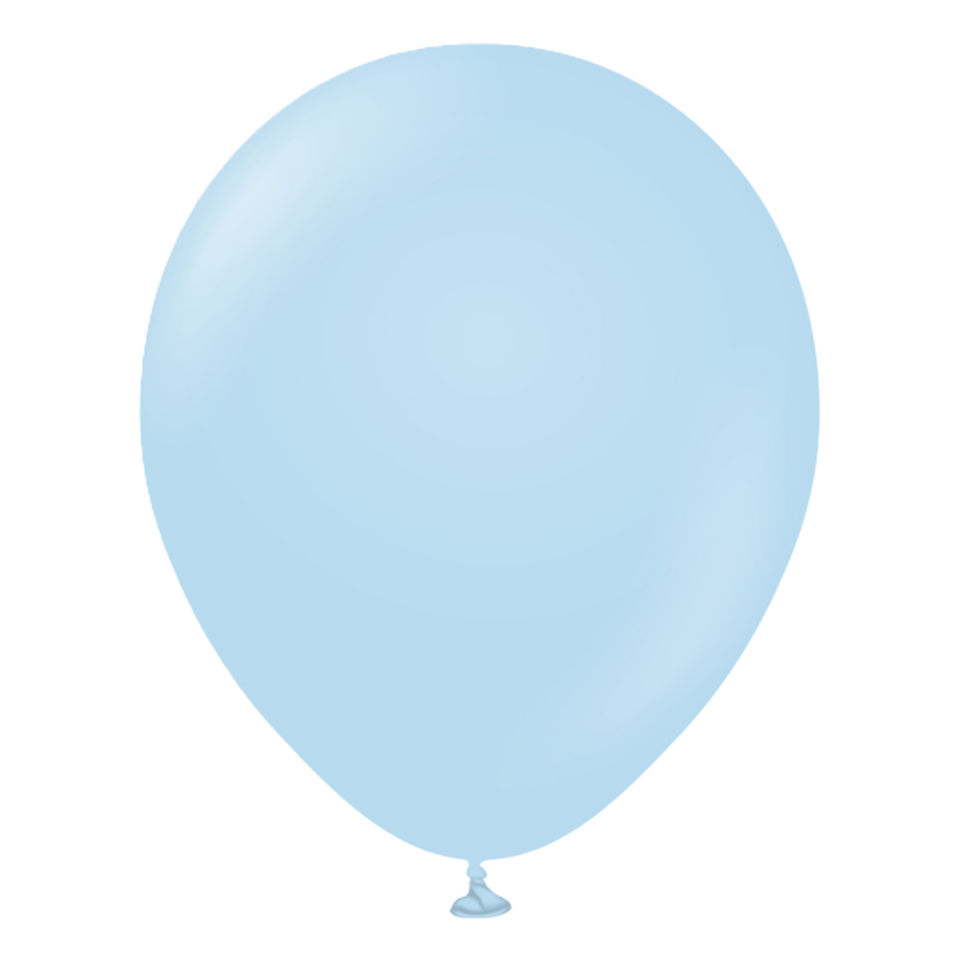 BALON 18'' MAKARON BABY BLUE  25 Lİ  KALİSAN