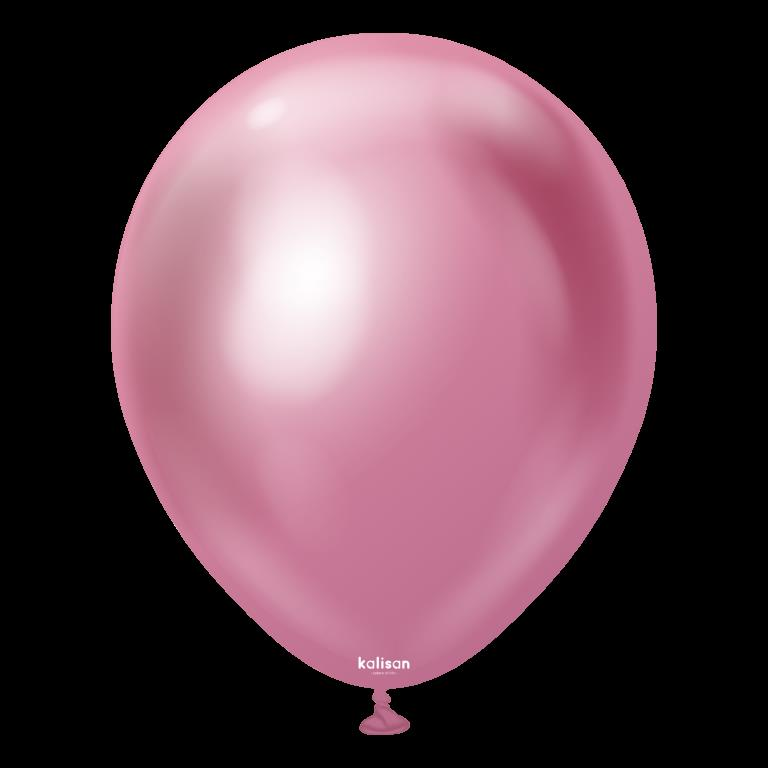 BALON 12'' KROM(MİRROR) PINK 50 Lİ KALİSAN