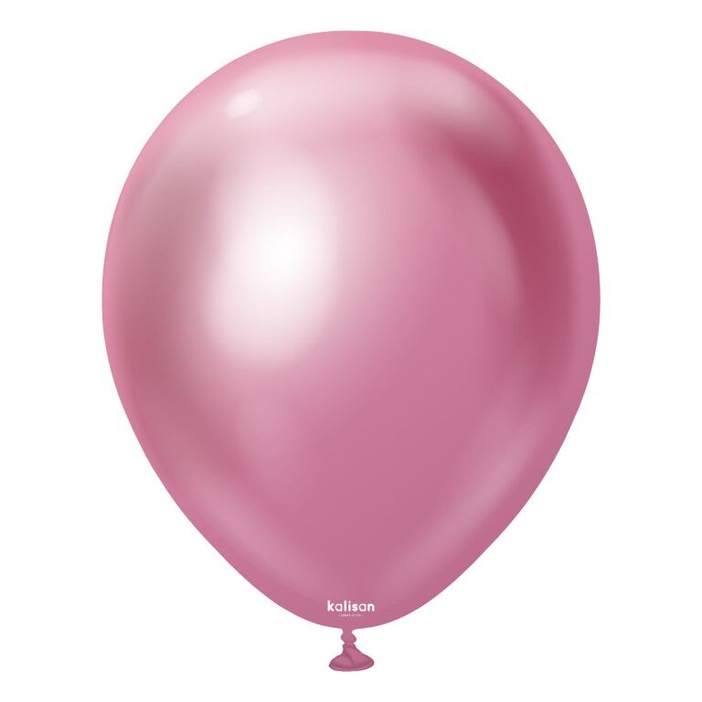 BALON 12'' KROM (MİRROR) PINK 50 Lİ KALİSAN