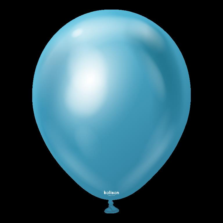 BALON 12'' KROM(MİRROR) BLUE 50 Lİ KALİSAN