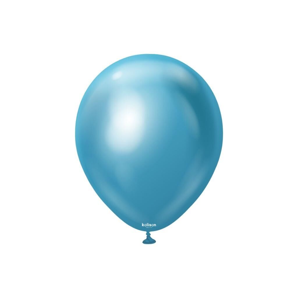 BALON 5'' KROM(MİRROR) BLUE 100 LÜ KALİSAN